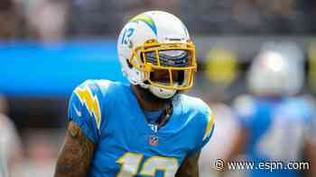Chargers place leading WR Allen on COVID list