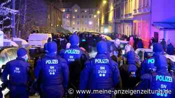 Polizei geht gegen Corona-Proteste in Sachsen vor