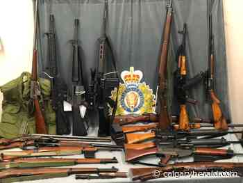 Mounties seize cache of stolen firearms in central Alberta - Calgary Herald