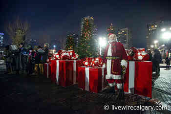 Photos: Santa lights up Christmas in the East Village - LiveWire Calgary