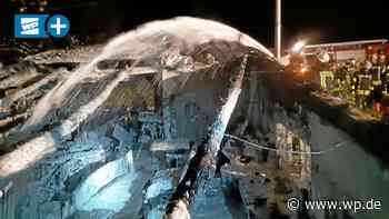 Großer Brand in Marsberg mit Dacheinsturz: Polizei ermittelt - Westfalenpost