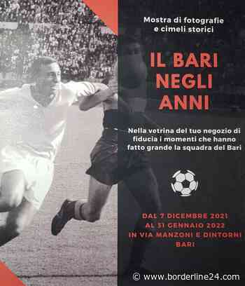 “Il Bari negli anni”, in via Manzoni mostra itinerante di fotografie e cimeli dei biancorossi - Borderline24.com