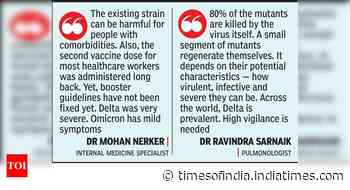‘Delta still relevant, may find susceptible population’ - Times of India