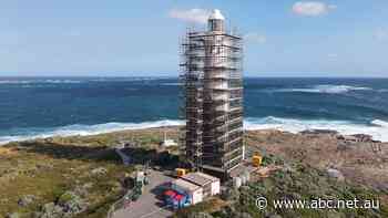 Tallest lighthouse on Australia's mainland undergoes first major restoration in 120 years