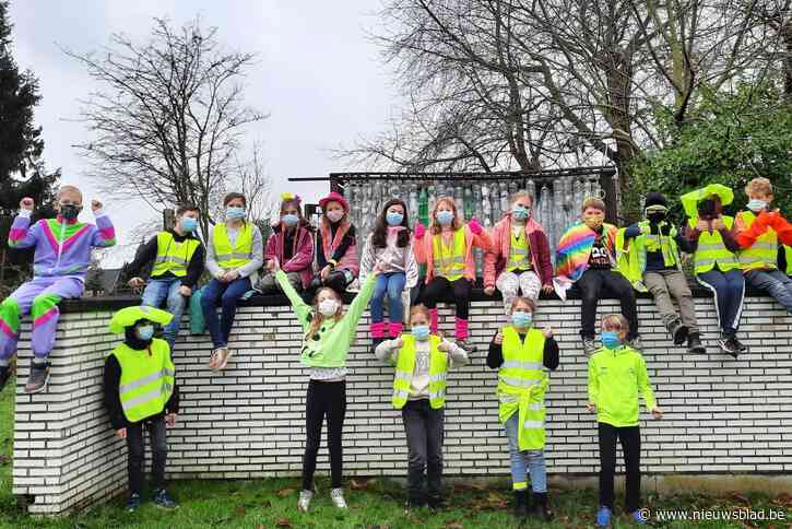 BroeBELschool hamert met fluo-actie op belang van veiligheid in het verkeer