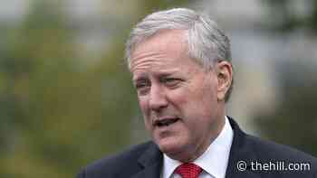 Meadows says Trump's blood oxygen level was dangerously low when he had COVID-19