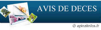Les décès - Epinal infos - Epinal Infos