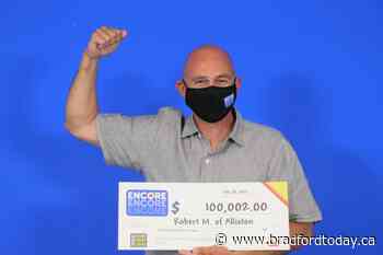 Alliston retiree wins $100K in Encore lottery - BradfordToday