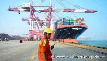 Chinas Exporteure verlieren Schwung