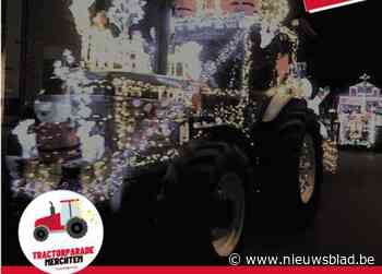 Eerste verlichte tractorparade in Groot-Merchtem