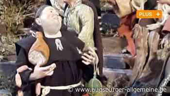 Besondere Krippenfiguren: Der Mönch mit Wurstkette, Schinken und Käse