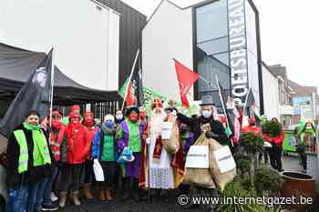 Beringen - Vakbondsactie aan het Poetsbureau - Internetgazet