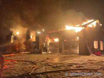 Three people displaced by overnight fire on rural Snake Island Road