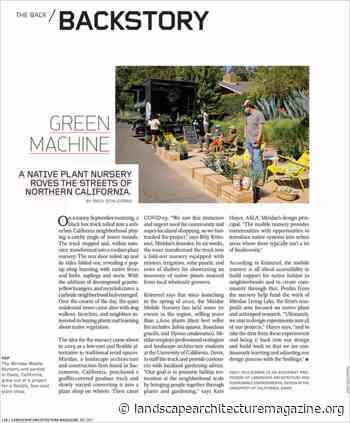 GREEN MACHINE - Landscape Architecture Magazine