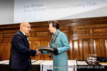 Hardworking sailing volunteer awarded by the Princess Royal