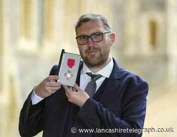Darwen: Jay Flynn receives MBE from Prince William after virtual pub quiz raised millions