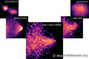 Astronomers Find Confounding Cone Shape in Cluster Collision