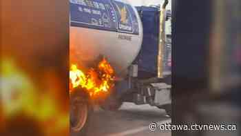 Ottawa traffic: Westbound backups caused by truck fire near Bronson - CTV Edmonton