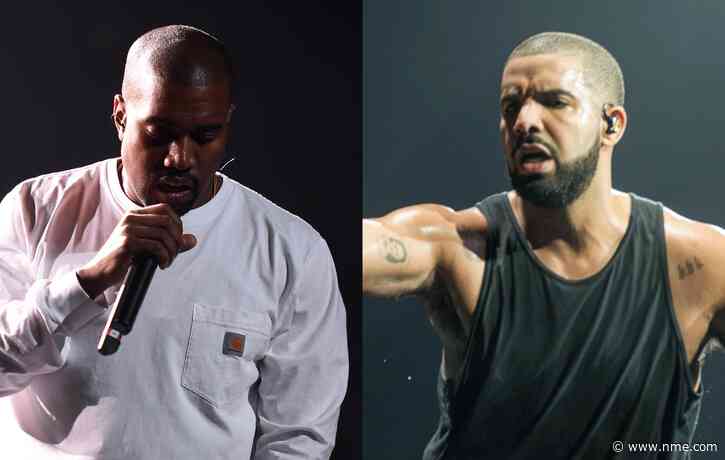 Aerial footage shows huge stage being built for Kanye West and Drake’s benefit show