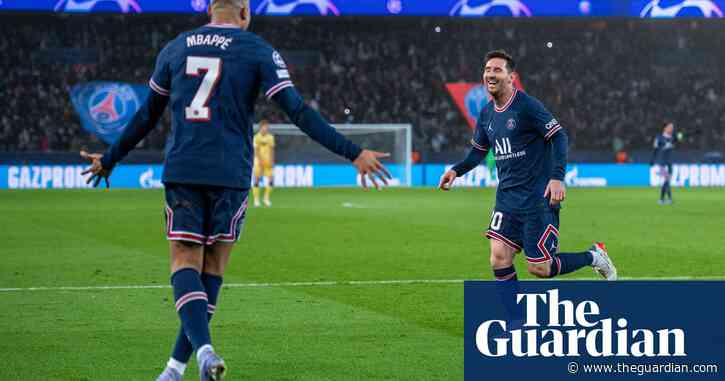 Champions League: Mbappé and Messi double up in PSG rout of Club Brugge