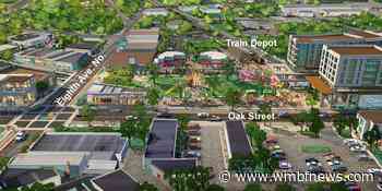 Rendering shows Myrtle Beach's 'City Square' in Arts and Innovation District - WMBF