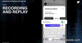 Twitter Extends Access to Spaces Recording