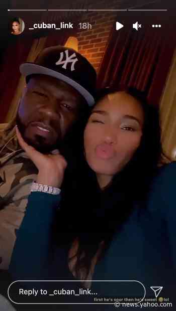 ‘That’s a Grin?’: 50 Cent’s Video with Girlfriend Cuban Link Goes Left After Fans Zoom in on the Rapper’s Smile - Yahoo News