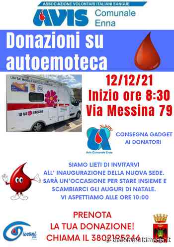 Enna – 30° anniversario e nuova sede per l'Avis - dedalomultimedia.it