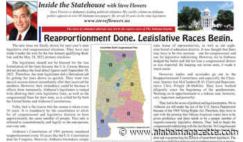 Reapportionment Done. Legislative Races Begin.