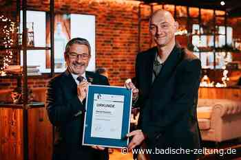 Förderpreis für Jungmeister Harald Kranich aus Kenzingen - Kenzingen - Badische Zeitung
