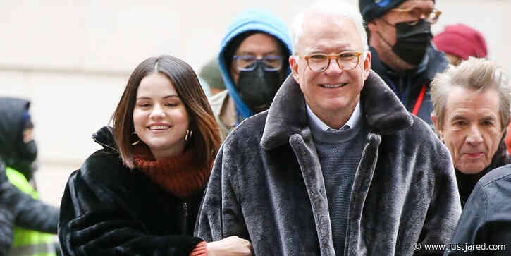 Selena Gomez Meets Up With Steve Martin & Martin Short To Film More 'Only Murders' For Season Two