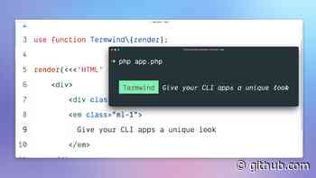 Termwind - It's like Tailwind CSS, but for the PHP CLI apps