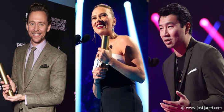 Marvel Stars Scarlett Johansson, Tom Hiddleston & Simu Liu Win Big at People's Choice Awards 2021!