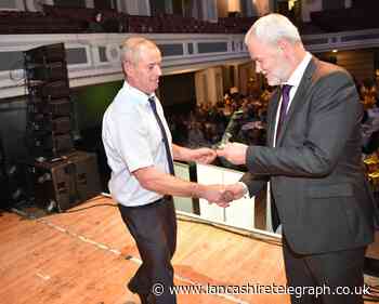 Volunteer awarded for 40 years service to Blackburn community football club