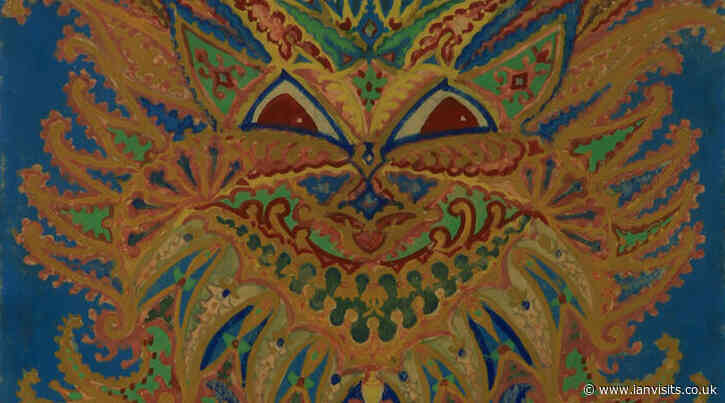 Louis Wain’s kaleidoscopic cats fills a gallery with colour