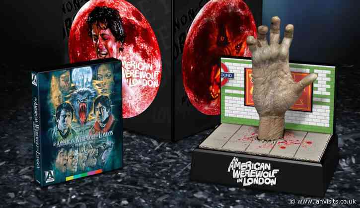 An American Werewolf in London with model tube station