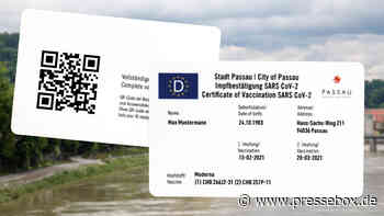Stadt Passau führt Impfkarte ein – Zusammenarbeit mit S&K Solutions - PresseBox