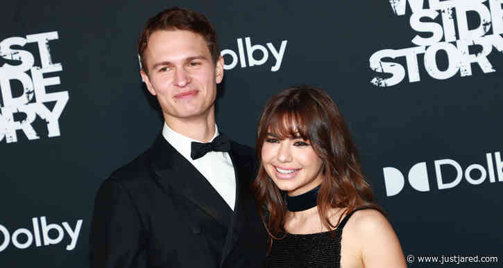 Ansel Elgort is Supported by Girlfriend Violetta Komyshan at 'West Side Story' Premiere in L.A.