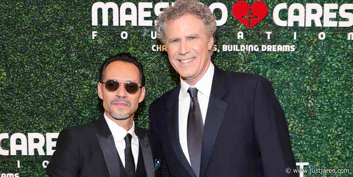 Will Ferrell Honored By Marc Anthony at Maestro Cares Gala 2021