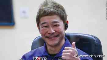 Japanese billionaire soars into space