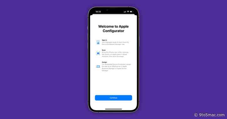 Apple Configurator now available on iPhone for adding Macs not purchased by an organization into Business Manager