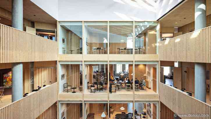 Henning Larsen draws on domestic interiors for office in Copenhagen