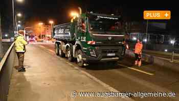 Warum Lastwagen stundenlang auf der gesperrten Gänstorbrücke standen - Augsburger Allgemeine