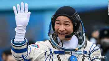 Japanese billionaire soars into space