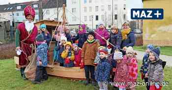 Luckenwalde: Nikolaus bringt Holz-Schiff für die Evangelische Kita - Märkische Allgemeine Zeitung