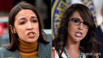 Ocasio-Cortez criticizes Boebert Christmas tree and guns photo