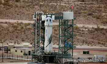 Blue Origin's space tourist flight is DELAYED: Mission is moved to Saturday due to poor weather 