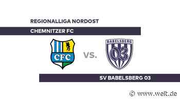 Chemnitzer FC - SV Babelsberg 03: Chemnitz will weiter nach oben - Regionalliga Nordost - DIE WELT