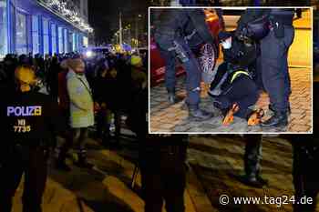 Wieder Corona-Demo in Chemnitz: Polizei greift durch! - TAG24