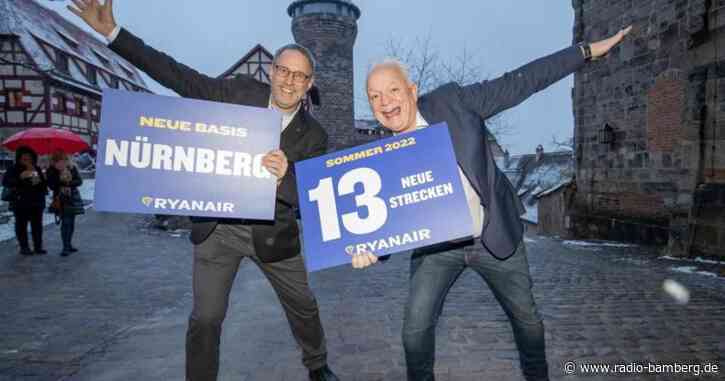 Ryanair eröffnet Basis in Nürnberg : 13 neue Ziele in Europa